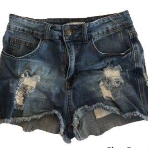 Tilly's Others Follow Distressed Jean Shorts